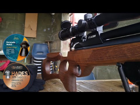 The sub 12 ft/lbs Falcon Prairie at 40 yards and beyond