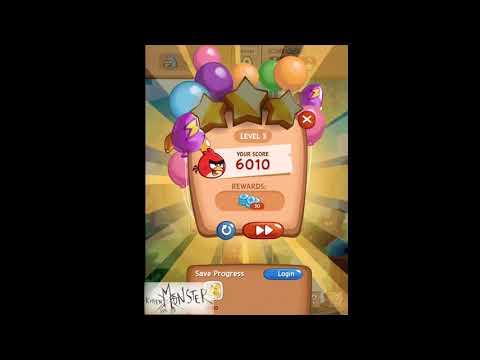 Angry Birds Blast Levels 1 to 5 Gameplay Walkthrough