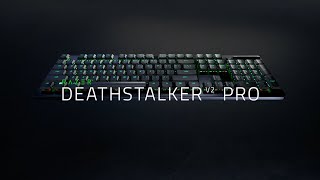 Razer Deathstalker V2 Pro  Low-Profile Ergonomics 