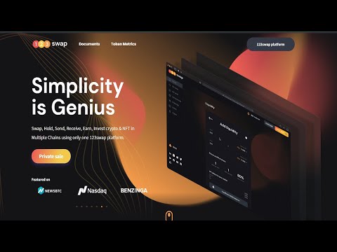 123SWAP/123SWAP PLATFORM ECOSYSTEM/123SWAP FINANCE PROTOCOL LIVE/123 Token public sale