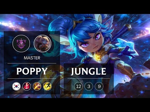 Poppy Jungle vs Nidalee - KR Master Patch 9.3