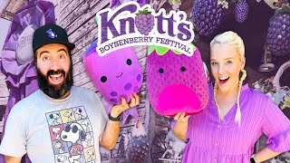 Knott's Boysenberry Festival Carnival Games and Food!