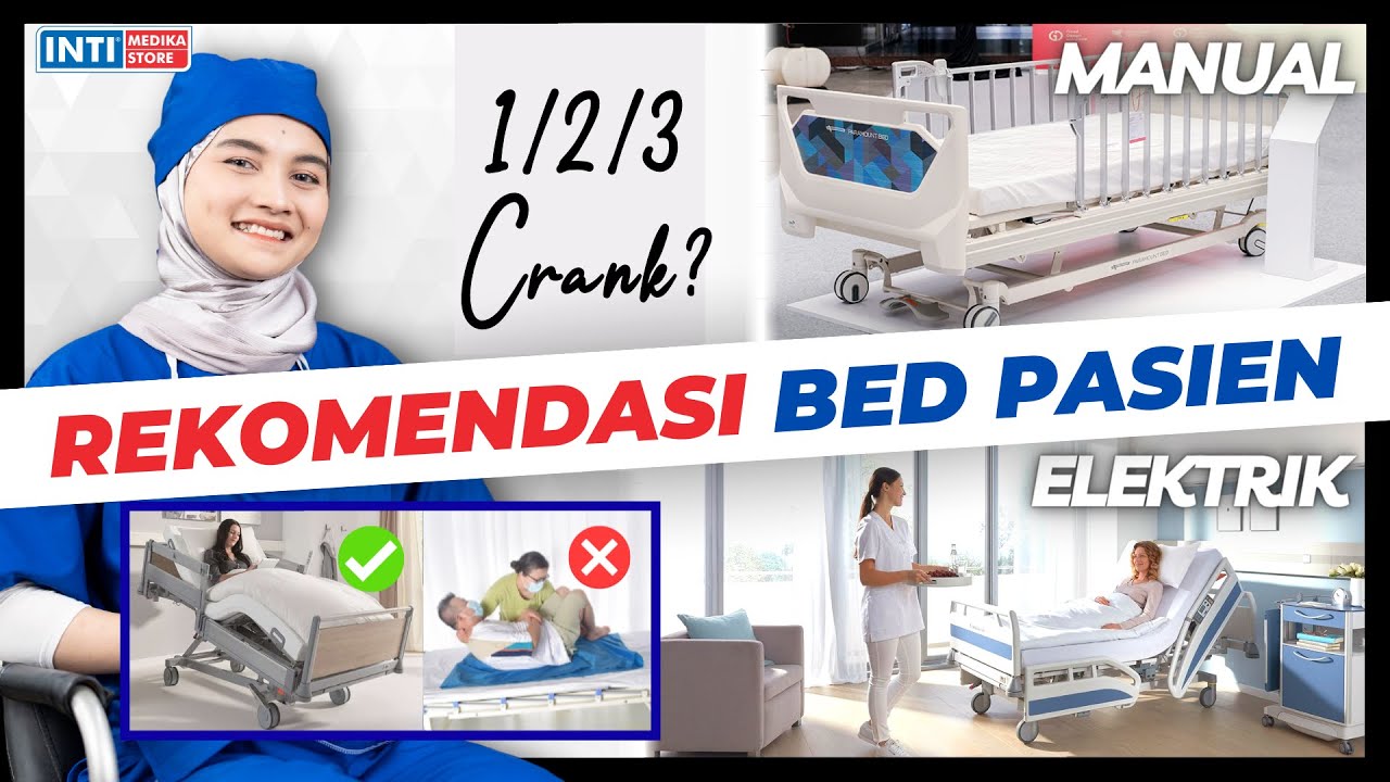 ✅Tips Memilih Bed Pasien  - Harga 3 JUTAAN Udah 1 Set😱⁉️ Review SELLA 1 2 3 Crank Manual & Elektrik
