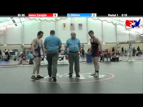 James Caniglia vs. Ty Wildmo at 2013 ASICS FILA Cadet Nationals - GR
