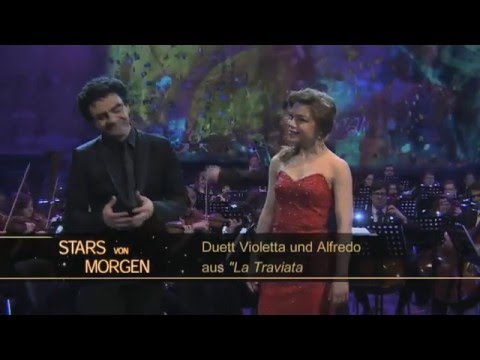 Olena Tokar and Rollando Villazón Brindisi Verdi