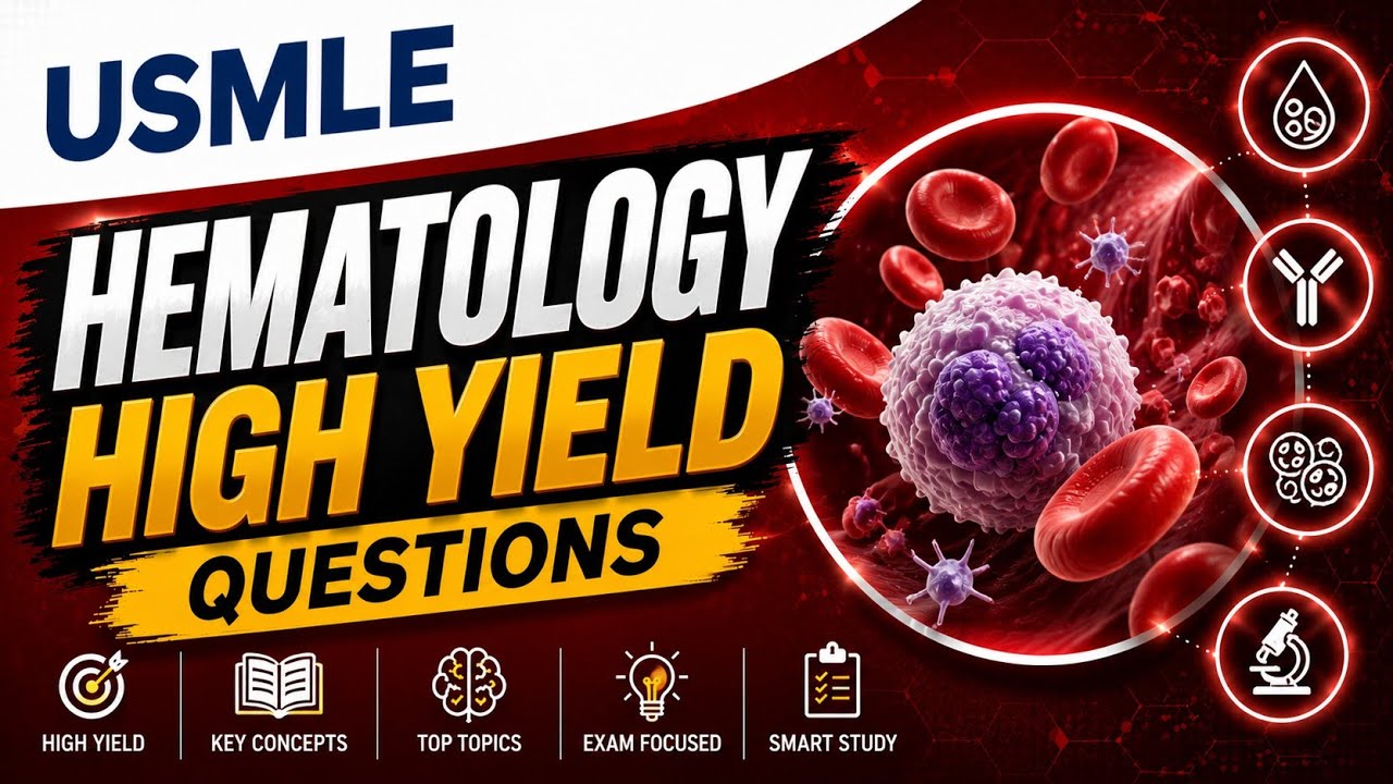 🚨 High Yield Hematology STEP1 … ركّز معي قبل الامتحان