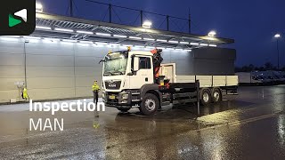 Камион со рамна платформа MAN TGS 26.360 TGS 6X2 NL-Truck Palfinger PK17.001 Crane Kran Lift+S | Слика 4 - Autoline