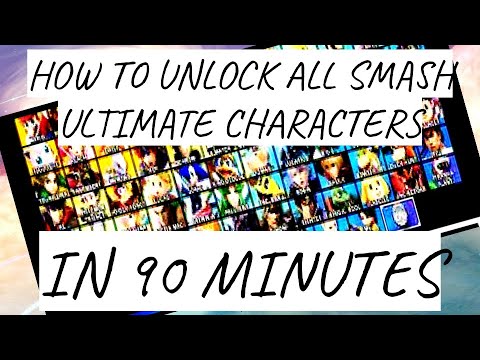 How To Unlock Every Character In Smash Ultimate in 90 Minutes