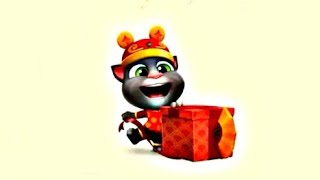 TOM OPEN HIS GIFT IN MY TALKING TOM