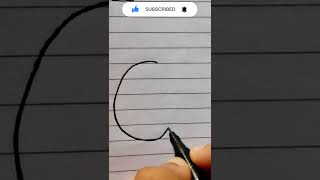 How to write letter 'G' in bubbles style