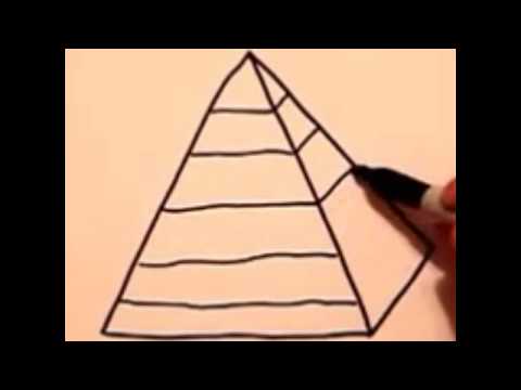 How to draw the pyramid of giza | very easy