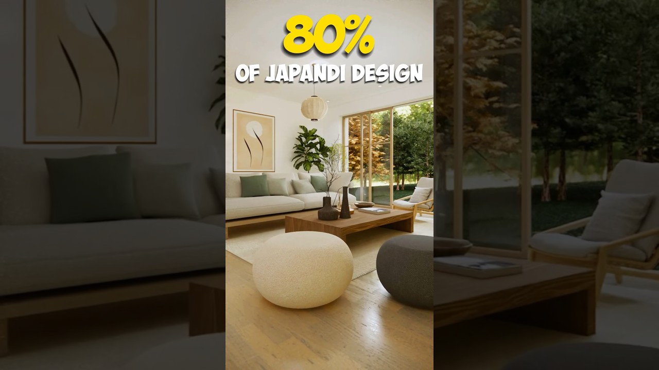 80% of Japandi Design use this. #interiordesign #japandi