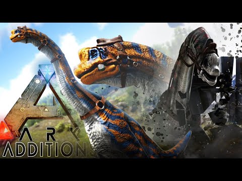 THE NEWEST ADDITIONS ARE IN ARK! - Ark Survival Evolved - Brachiosaurus Taming & Showcase - Gameplay