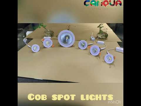 Canqua recessed led cob spot light 3w, for indoor