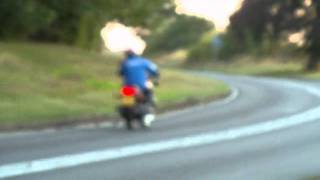 preview picture of video 'HONDA CBX 1,000cc 6 Cyl MOTOR BIKE LEAVING SWANCOTE BIKER MEET BRIDGENORTH'