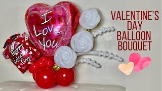 Valentine's Day Balloon Bouquet/Balloon Bouquet/Balloon Tutorial