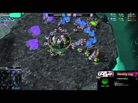 Narcotic vs Cyfro - ESL Go4SC2 #437 (Ro64)