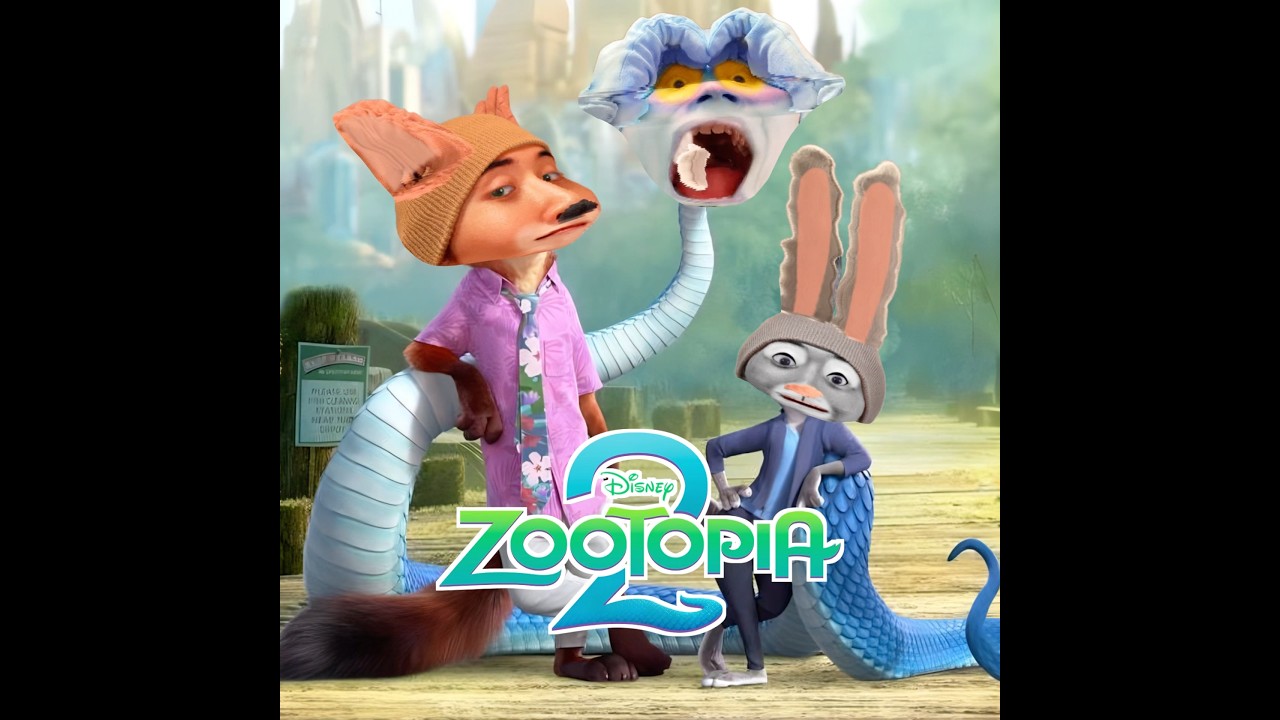 【タイムワイプ】ZOOTOPIA２VFX Challenge！ズートピア2！ #zootopia #VFX #zootopia2