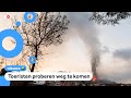 Vliegveld La Palma afgesloten, vulkaan blijft actief