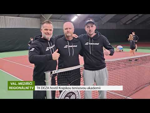 VALAŠSKÉ MEZIŘÍČÍ: TK DEZA hostil Krajskou tenisovou akademii