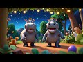 Two Happy Hippos Wiggle Their Toes Animal Movement Song For Kids Fun Counting Action Rhyme