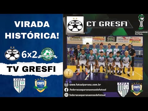 CT GRESFI 6 X 2 PARANAVAI: OS 7 MINUTOS FINAIS DO TITULO PARANAENSE SUB 16!