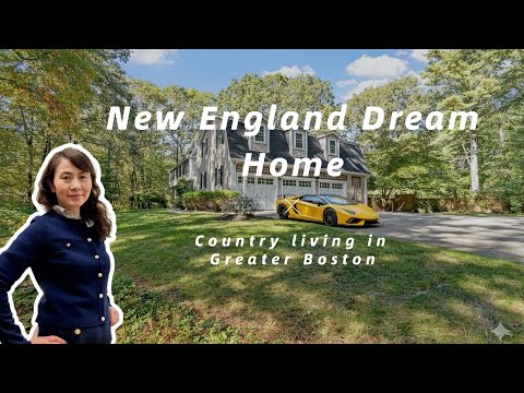 Inside a New England Dream Home | 2 Partridge Hill Rd Dover MA | Luxury Home Tour