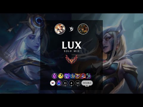 Lux Mid vs Cassiopeia - KR Grandmaster Patch 12.12