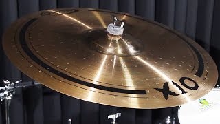 Video thumbnail for Quick Check Orion X10 Crash 20'' cymbal sound check by Batera Clube Drum Shop