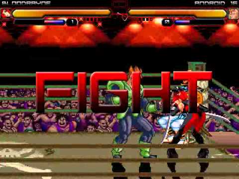 TK's Random Mugen Battle #1741 - BloodRayne VS Android #16