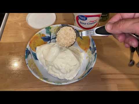 Pioneer Woman Onion Dip! Easy 5 Minute Recipe! Never Buy Store Bought Again! Make It Yourself May!