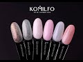 Gel Polish Komilfo Moon Crush 001 (golden sparkles, transparent), 8 ml