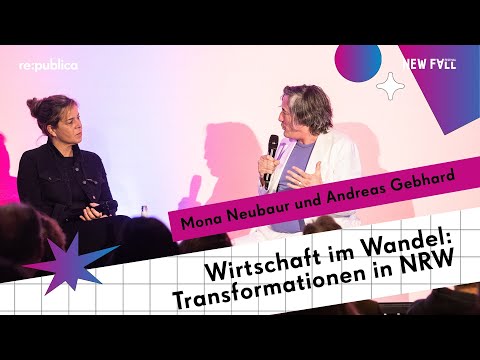 re:publica x New Fall Festival 2025: Wirtschaft im Wandel: Transformationen in NRW