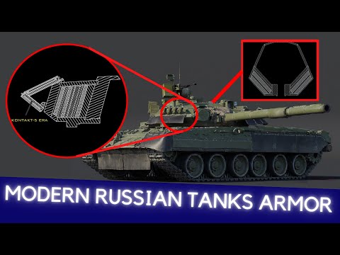 Development of modern Russian Tanks armor
