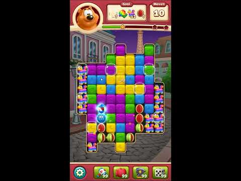 Toon Blast Level 6253 - NO BOOSTERS 🐻🐺🐱 | SKILLGAMING ✔️