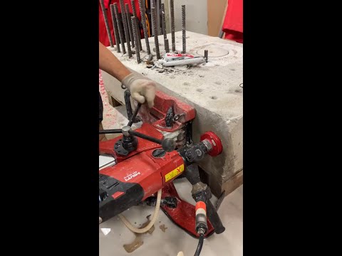 Sharpen your Hilti diamond core bits with this simple trick 💎😉  #Hilti #Construction #Shorts