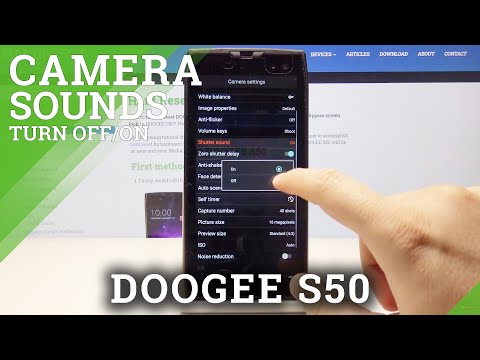 How to Turn Off Shutter Sound in Doogee S50 - Deactivate Camera Sounds