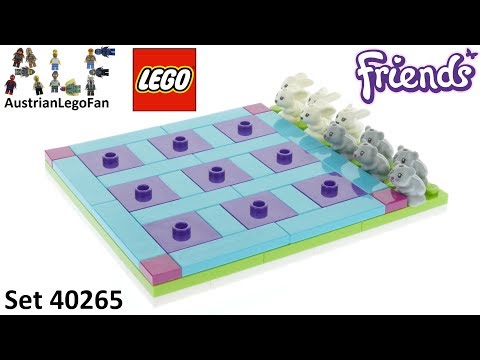 Vidéo LEGO Friends 40265 : Jeu du morpion LEGO Friends