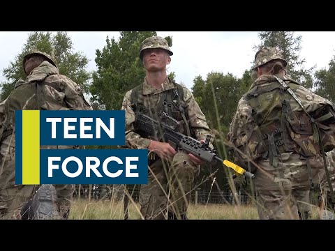 Teen cadets now outnumber British soldiers and government wants more