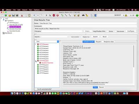 [JMeter] Simple Http Request Testing