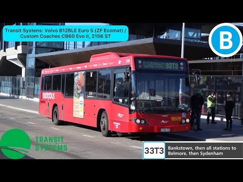 Transit Systems: Volvo B12BLE Euro 5 (ZF Ecomat) / Custom Coaches CB60 Evo II, 2156 ST