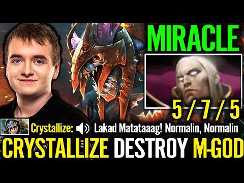 Na`Vi Crystallize Slark Counter Miracle invoker Pick With double Protection 😎