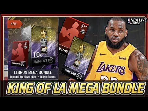 LEBRON MEGA BUNDLE OPENING! | NBA MOBILE 19 S3 OFFSEASON MOVERS KING OF LA PACK OPENING! Video