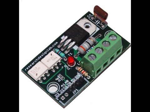 ANALOG SSR DIMMER SPEED CONTROL OF FAN USING VARIABLE RESISTOR (POTENTIOMETR)
