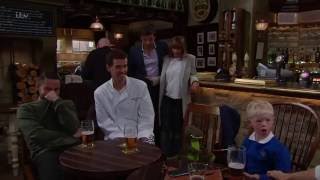 2016.10.14 Comedy gold. Paddy, Marlon, Rhona, Leo, Carly, Aaron in pub