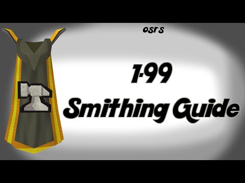OSRS Fastest 1-99 Smithing Guide (P2P)