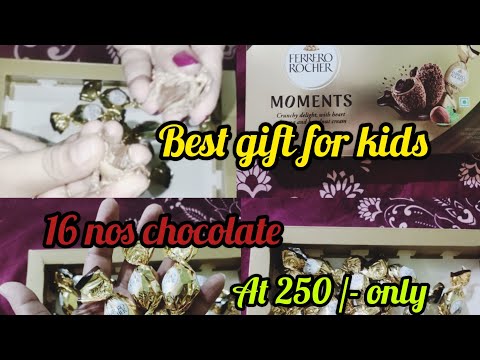 Best birthday gift for kids#Ferrero Rocher chocolate#16 nos chocolate#At Rs 250/-#Easily available