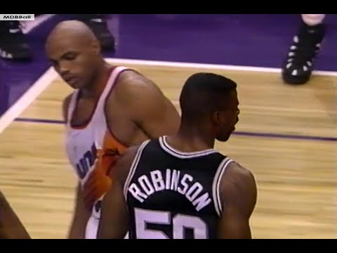 David Robinson & Charles Barkley Highlights - 1996 Playoffs G4