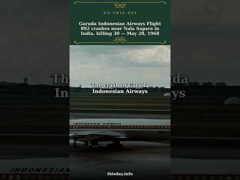Garuda Indonesian Airways Flight 892 crashes near Na...