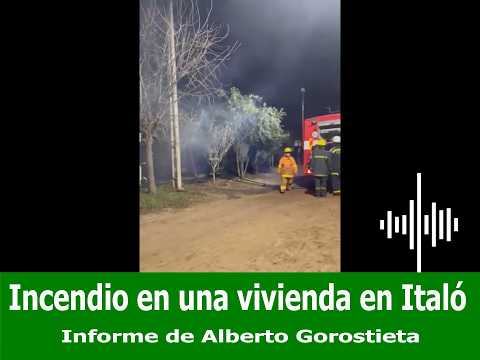 Italó: Una mamá con sus seis hijos, perdieron todo en el incendio de su vivienda.
